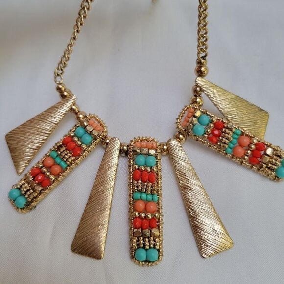 Textured collar necklace - Picture 4 of 4